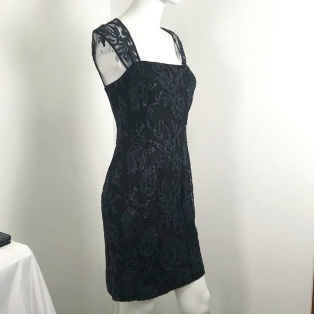 Adrianna Papell Sequin Cocktail Dress